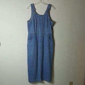 ⬇$23 Faded Glory VTG Woman's Cambrie Denim M Dress